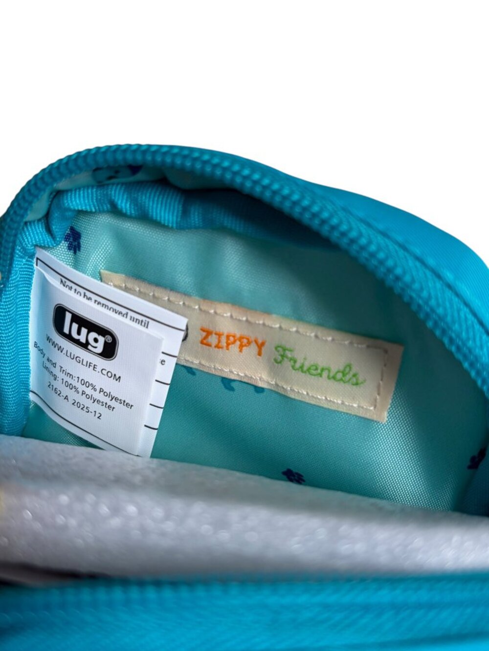 NWT lug Zippy Friends Zip Pouch (Dog) - Picture 3 of 9
